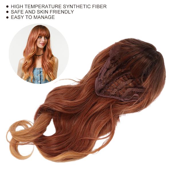 Kvinnors Syntetisk Peruk Halloween Jul Cosplay Fest Mode Elegant Gradient Lång Peruk