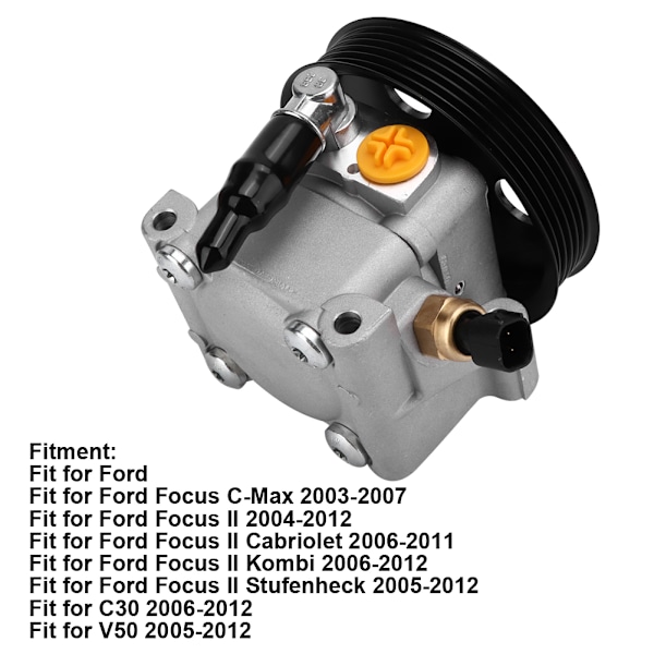 Servostyringspumpe Tilbehør 4M513A696AE Passer til Ford Focus