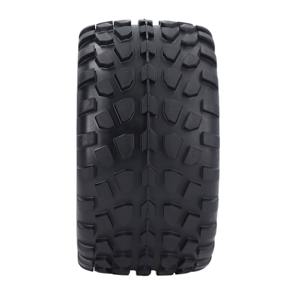 4 st Gummidäck med M4 Låsmutter 12mm Hex Nav 7-ekrad Fälg Hjul Däck för 1/10 RC Off Road Truck
