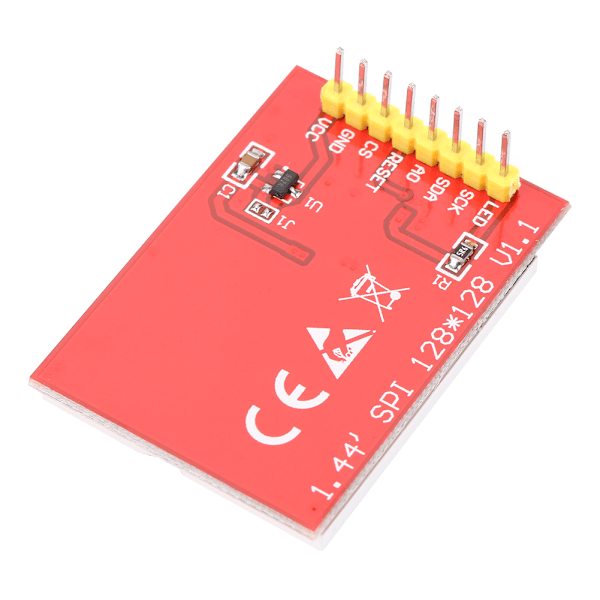 1.44\" LCD Rød Seriell 128X128 Farge TFT LCD Displaymodul for 5110 /3310