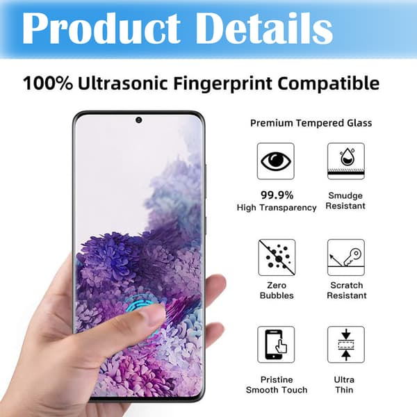 2-pack Samsung S20 - 9H härdat glas - Toppkvalitet