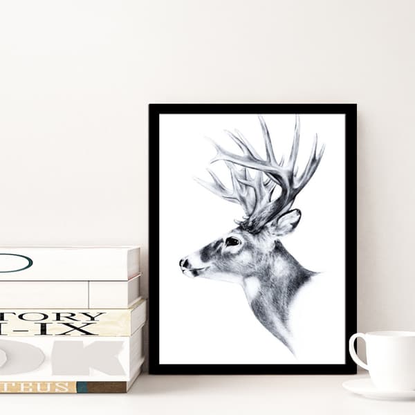 Slående MDF-treplakatramme, solid trekonstruksjon sikrer holdbarhet for dine verdifulle trykk (30 x 40 cm)