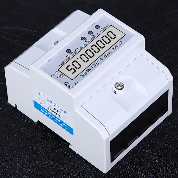 Energy Meter 3Phase 4Wire LCD Digital Display DTS1891 Smart Home Electric Measurement Device