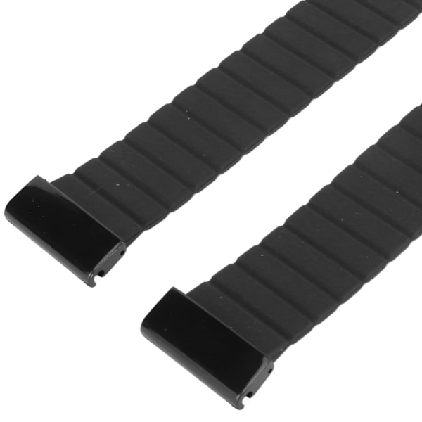 Magnetisk Urrem 26mm Svedtæt Silikon Urrem Hurtig Udskiftning Urrem til Vertix 2 Sort