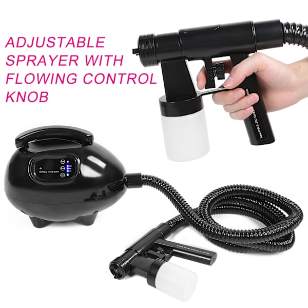 Bronsebruningsmaskin for hjemmebruk, profesjonell elektrisk spraytan-luftbørstesprøyte, AU-plugg 220V