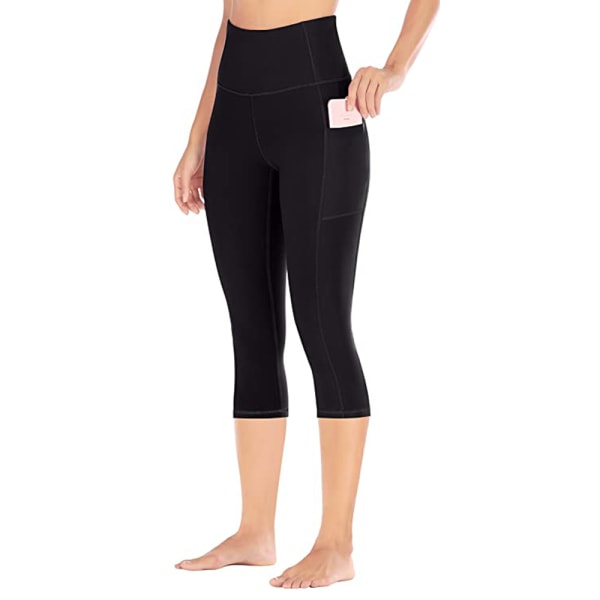 1 stk. Højtaljede Yoga Bukser Dame Workout Capris Leggings