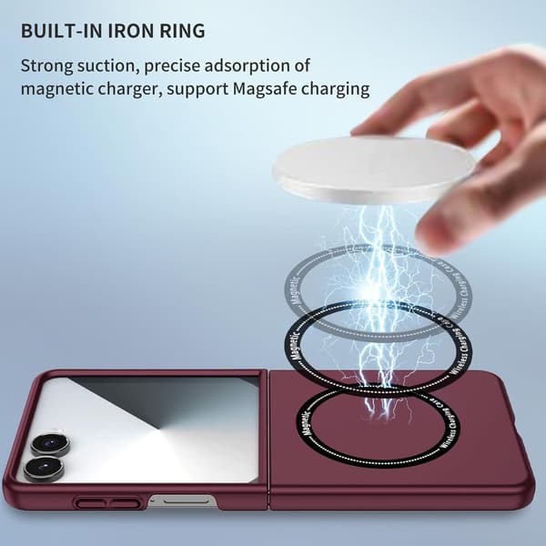 Magnetisk deksel til Samsung Galaxy Z Fold 3, sammenleggbar beskyttelse, støtsikkert deksel (lys blå) Light Blue Z-Fold 3