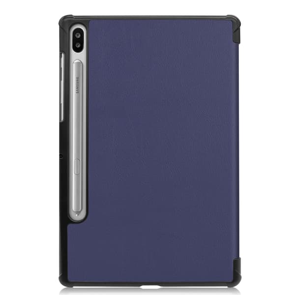 Samsung Galaxy Tab S6 - Tri-Fold Cover - Mrk Bl Mørkeblå Mrk Bl