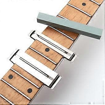 Gitarr Greppbräda Skydd Rostfritt Stål Bas Greppbräda Skydd Luthier Verktyg Fretboard Protector f