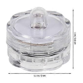 4 stk. LED-simuleringslys Vanntette romantiske lys Partydekor for bar hjemme