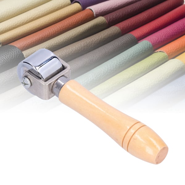 Painonreunaroller Nahkatyöskentelyyn Puukahvalla Turkisleimaus Liiman Laminationiin DIY 26mm