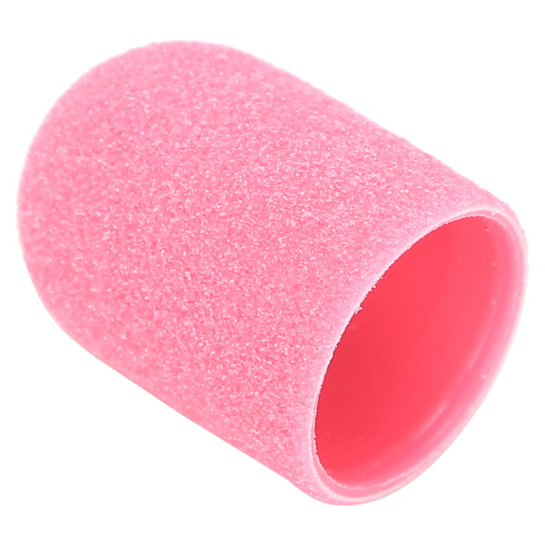 Nagelkonst Sandpapperhuv Nagelfräsbits Polering Slipning Sandband Set (16 x 25mm) Rosa