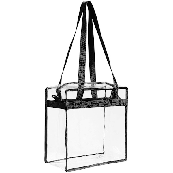 Transparent Tote Bag Genomskinlig axelväska Resväska Handväska Transparent Tote Bag Resväskor PVC Toalettväska Researrangör Väska