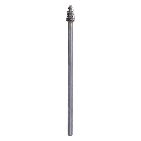 Roterande Fil Lång Wolfram Stål Roterande Burr Set med 6mm Skaft för Träbearbetning Snidning Gravyr