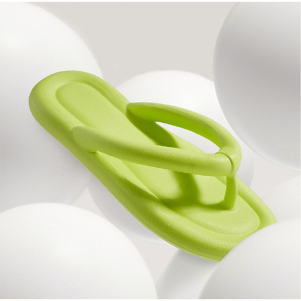 Flip Flops for Kvinner - Flattsandaler i Søte Farger - Utendørs Klips-Flip Flops for Sommeren - Lysegrønn 38/39