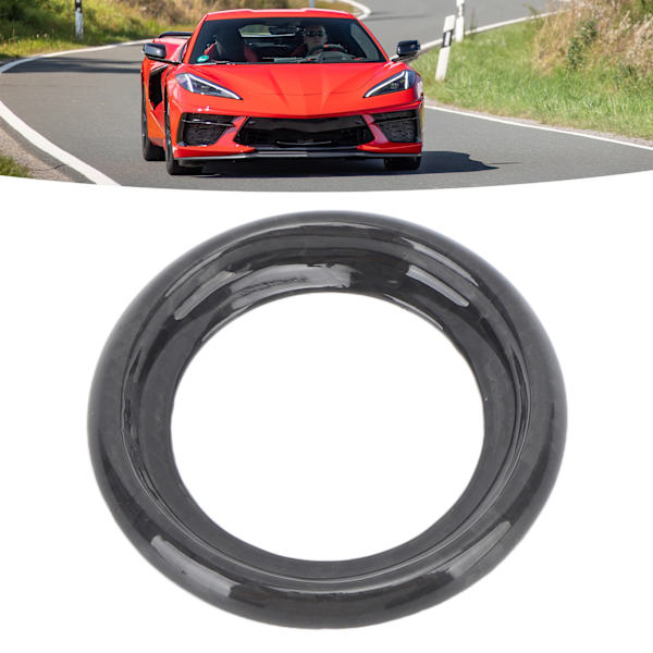 Käynnistyspainikkeen Renkaan Peite Hiilikuitu Käynnistyspysäytys Koriste Tarra Vaihto Chevy Corvette C8 2022 2023
