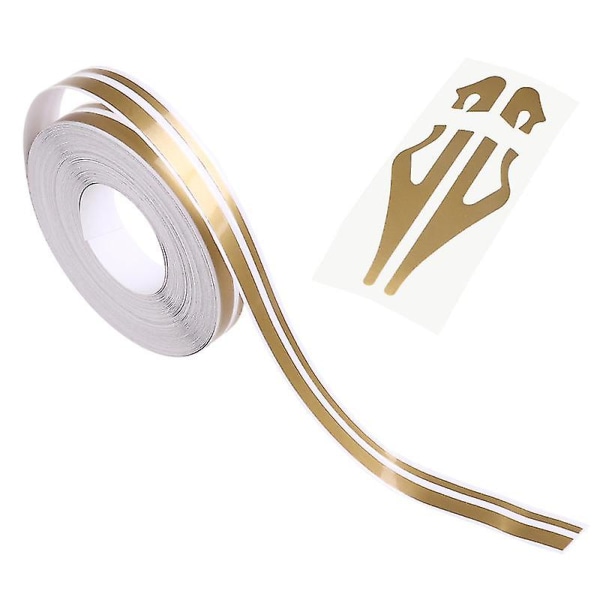 Pinstripe Tape Decal Steamline Pinstripetape För (guld)