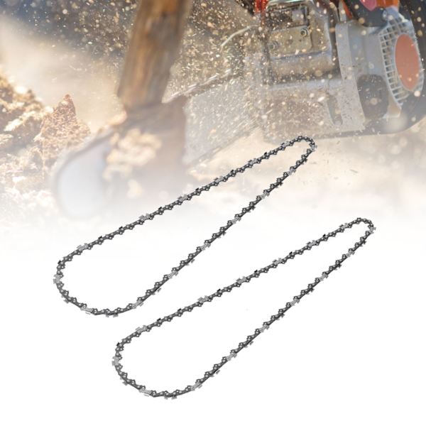2 st Kedjor till Motorsåg 40 62DL Såg Skärblad Legering Stål Set Kit för Träbearbetning 18 tum 62 Drivlänkar