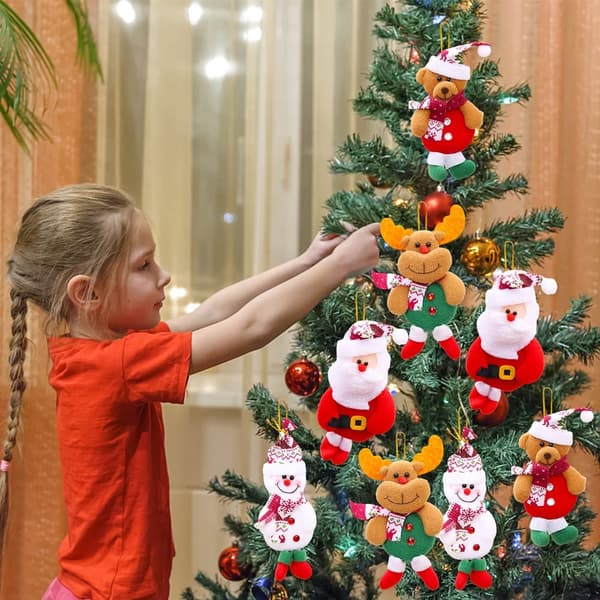 Julgransprydnader, hängande ornament, presenter till barn