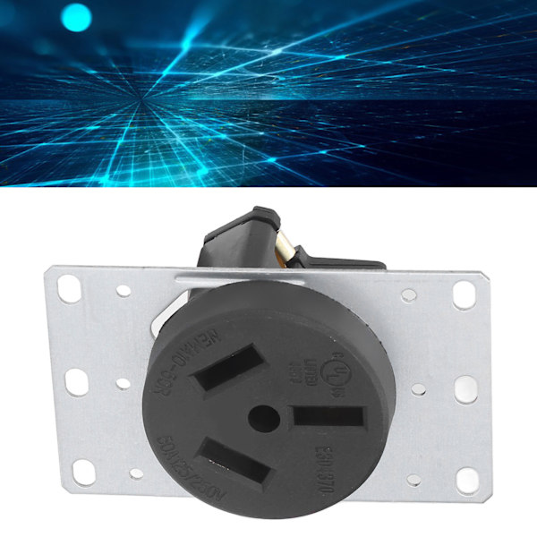 Stikkontakt Strømudtag US Standard 3 Huller 50A 125V 250V NEMA 10‑50R til Hjemmet