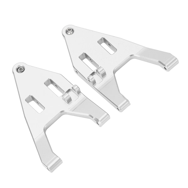 2 st RC Främre Nedre Bärarm Aluminiumlegering Exakt Passform Lättvikt för Udirc UD1002 UD1002se Silver