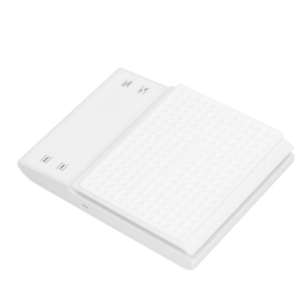3kg/0,1g LED-display Elektronisk Våg Portabel Timer Köksvåg Kaffevåg med Halkskydd Vit