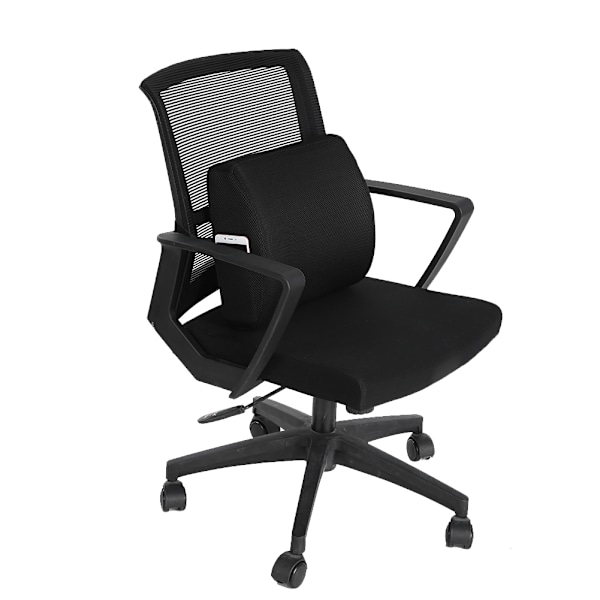 Sort Rygpude Rebound Memory Foam Pude Bilstol Ryglæn Sæde Hvilepude