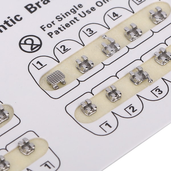 10 st/set Tandregleringsfästen Tandställning Metall Mini Munvård Verktyg (Krok med 3)