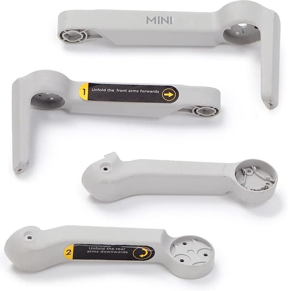 Original OEM Body Arm Shell (Uden Motor) Komponent Reparations Reservedele til DJI Mini 2 Drone