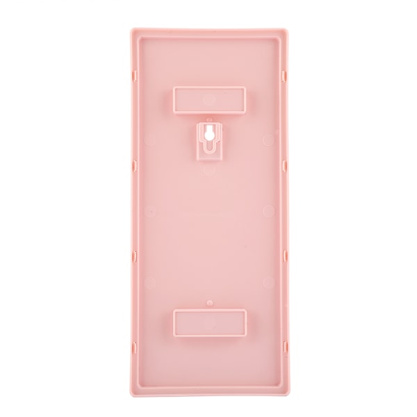 Väggmonterad Plastpåse Dispenser Sopsäckar Förvaring Låda Kök Organizer (Rosa)