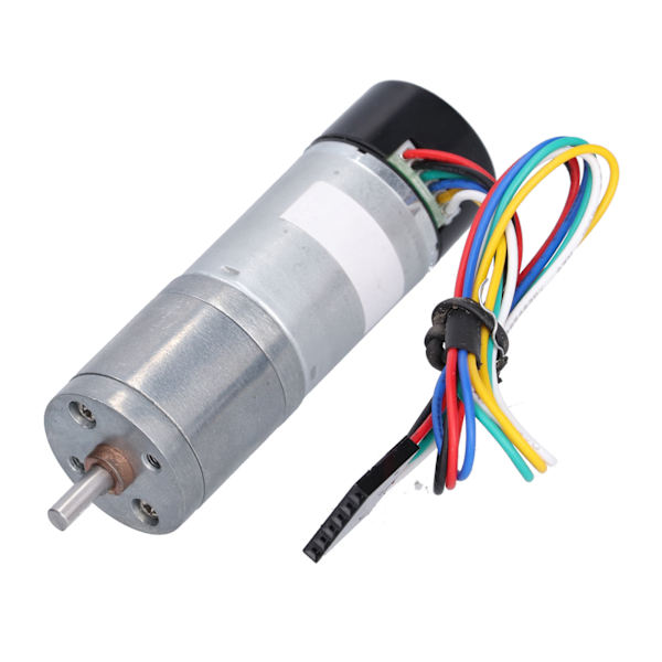 DC-Gearmotor med Encoder Hastighedsmåling Signal Feedback Smart Bil Dedikeret JGA25‑371DC12V 280RPM