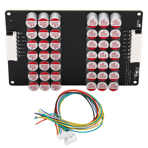 Batteri Aktiv Utjämnare 10 till 14S Aktiv Utjämnare Balanserare NCM Li Ion LTO Batteri Balansmodul 1.8‑4.5V