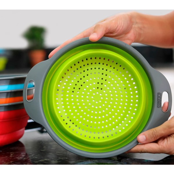 pcs Colander Set - Taitettavat siivilät Comfify - Allas