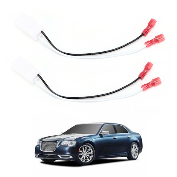 2 stk. Bilhøjttaler Ledningsnet Adapter Stik Stereo Stik Auto Diskant Modificering Udskiftning til Ford