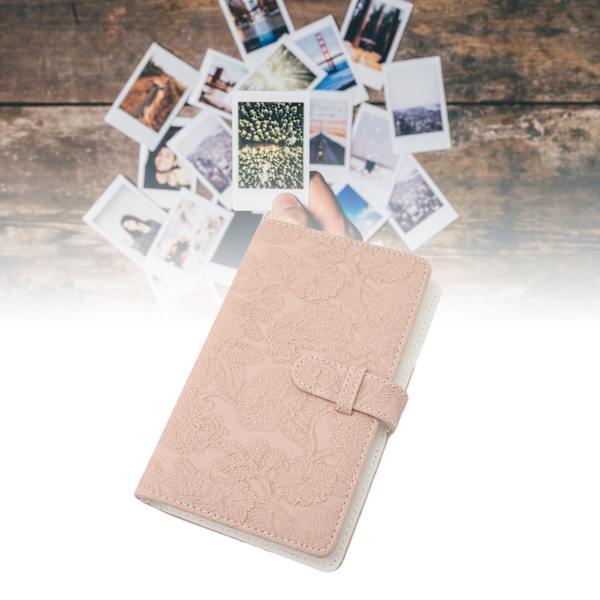96 Lommer Mini Fotoalbum PU Læder Fotoalbum Stor Kapacitet Billedopbevaring Klip Holder til Fuji Film Instax Mini 12 11 Kreditkort Film