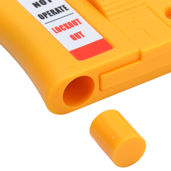 Hasp Tagout Stop Lockout Nylon ABS 4 Hulls Isoleret Loto Sikkerhedslås til 36mm Nøglehuller