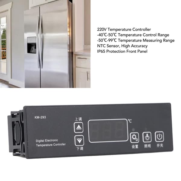 Digital Temperaturkontroller NTC-sensor Hög Noggrannhet Elektronisk Termostat för Kylskåp Frys