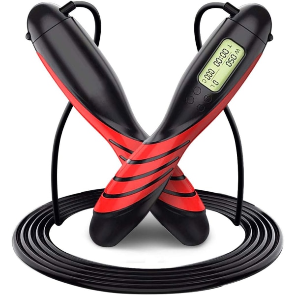 Jump Rope for Fitness - Justerbart 1lb vægtet hoppereb, Rush