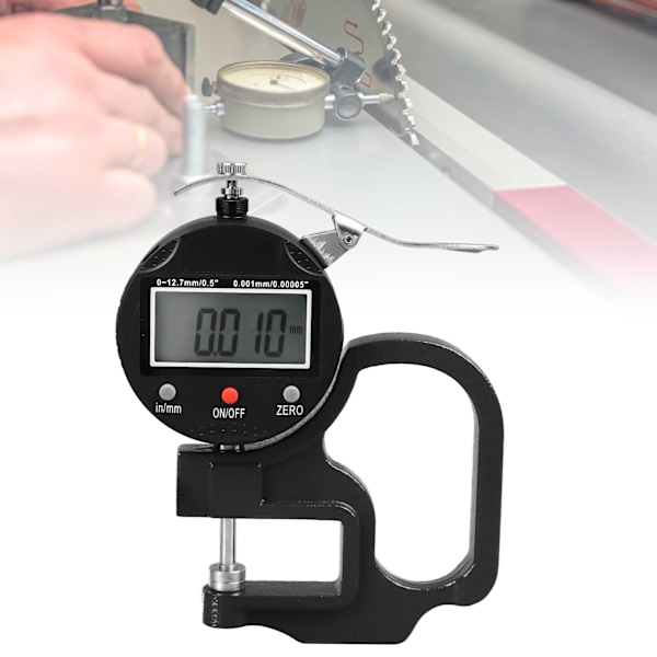 Digital tjockleksmätare elektronisk mikrometer hög noggrannhet tjockleksmätare 0,001 mm upplösning