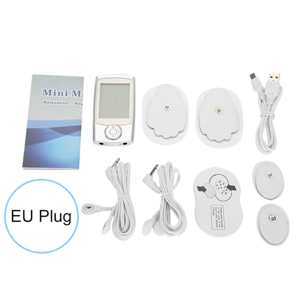 Akupunkturterapi Elektronisk Puls Rygg Nacke Muskel Stress Smärtlindring Massage 100‑240V EU-kontakt
