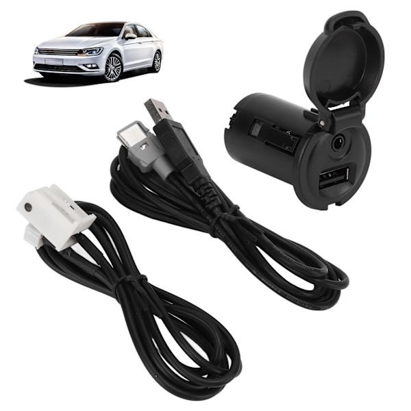 Stereokaiuttimen USB-liitäntäkaapelisetti Peugeot 206 207 307:lle