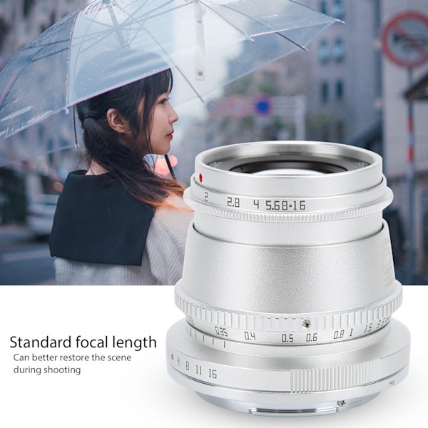 TTArtisan 35mm F1.4 EMount APSC Storåpnings manuell fokuslinse for Sony A6600/A6400