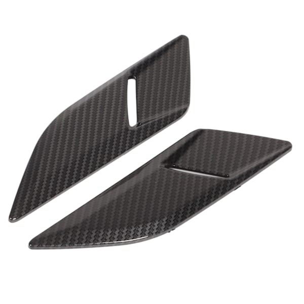 Par Bonnet Luftutlopp Trim Dekoration Cover Ersättning för Land Rover Range Rover Sport L494 2014‑2022 Kolfiber Stil
