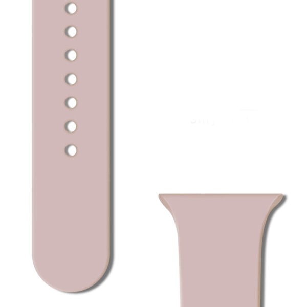 Silikoninen ranneke yksinkertainen hikoilunkestävä 38 40 41mm Vaihto urheiluranneke hihnat iWatchille Vaaleanpunainen 96 X 23mm/3.78 X 0.91in