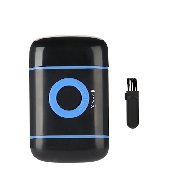 Elektrisk Skraber Ultra Tynd Folie Pop Up Skægtrimmer AA Batteri Skraber til Mænd Blå