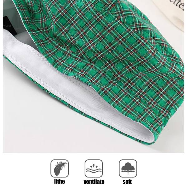 2 stk efterår og vinter plaid vintage baret tynd casual til fam