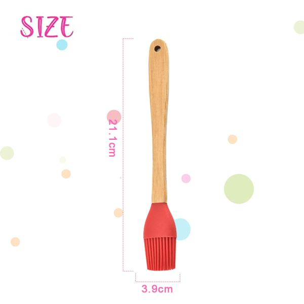 Kitchen Silicone supplies,Rubber Non-Stick Spatula, Baking Tool