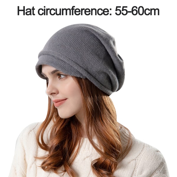 2kpl Naisten lyhyt hatun reunapäällinen cap pitkä baggy cap