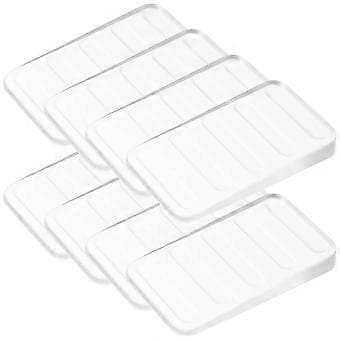 8 st Nivelleringsshims Hem Möbler Kilar Transparenta Shims för Bord Toalett