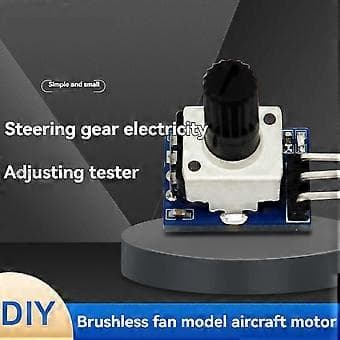 Liten Servomotor ESC Tester PWM Kontroll Mini DIY Børsteløs Viftemodell Flymotor Hastighetskontroller